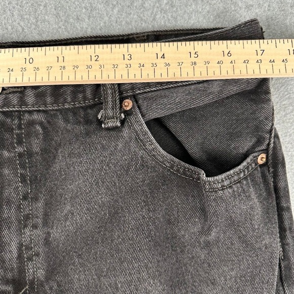 Levi 517 Bootcut Jeans Black Mens 36x32 Denim Western Rodeo Cowboy Dark Wash - Picture 3 of 8